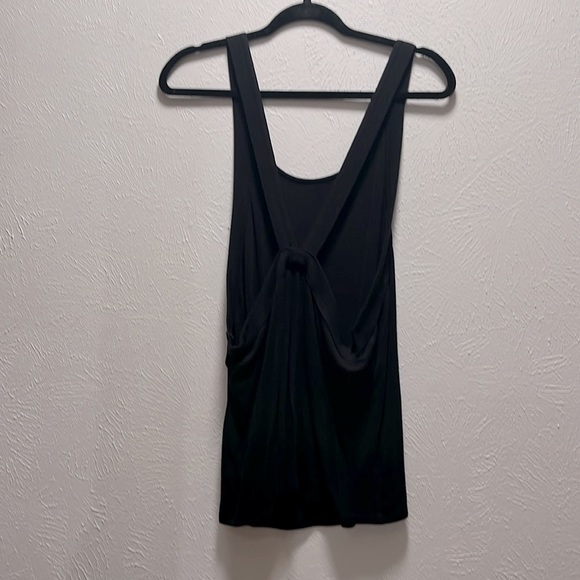 LNA Black Racerback Ribbed Top 3X - Picture 2 of 2